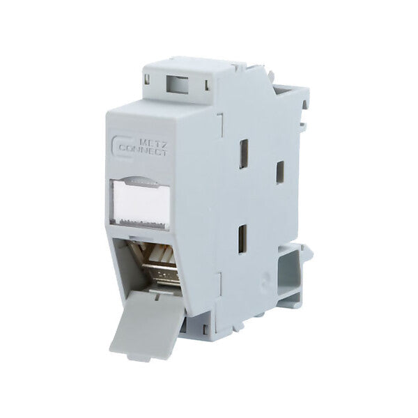 METZ CONNECT Hutschienenmodul,Kat.6A 1xRJ45,inkl. Modul TN C6Amod-REG-180